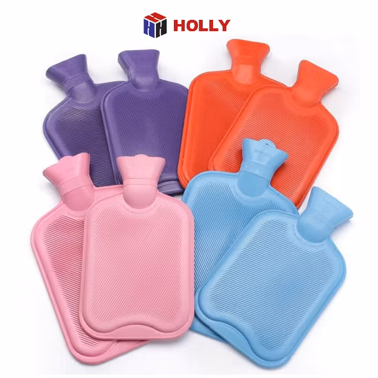 さまざまな容量と形状 BPA フリーの耐久性のある 100% 天然ゴム製湯袋